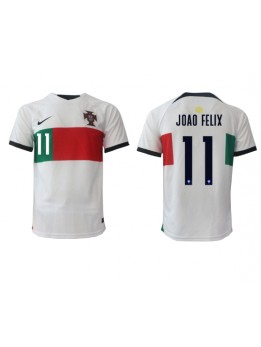 Portugal Joao Felix #11 Replika Borta Kläder VM 2022 Kortärmad